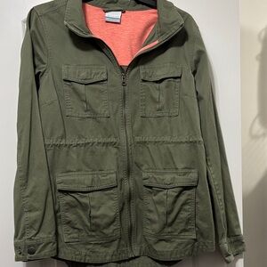Columbia Olive Green Utility Jacket